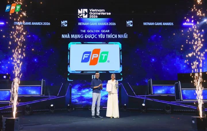 FPT được vinh danh Nhà mạng được yêu thích nhất tại Vietnam Game Award 2026