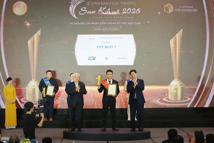 FPT Wi-Fi 7 được vinh danh Sao Khuê 2026
